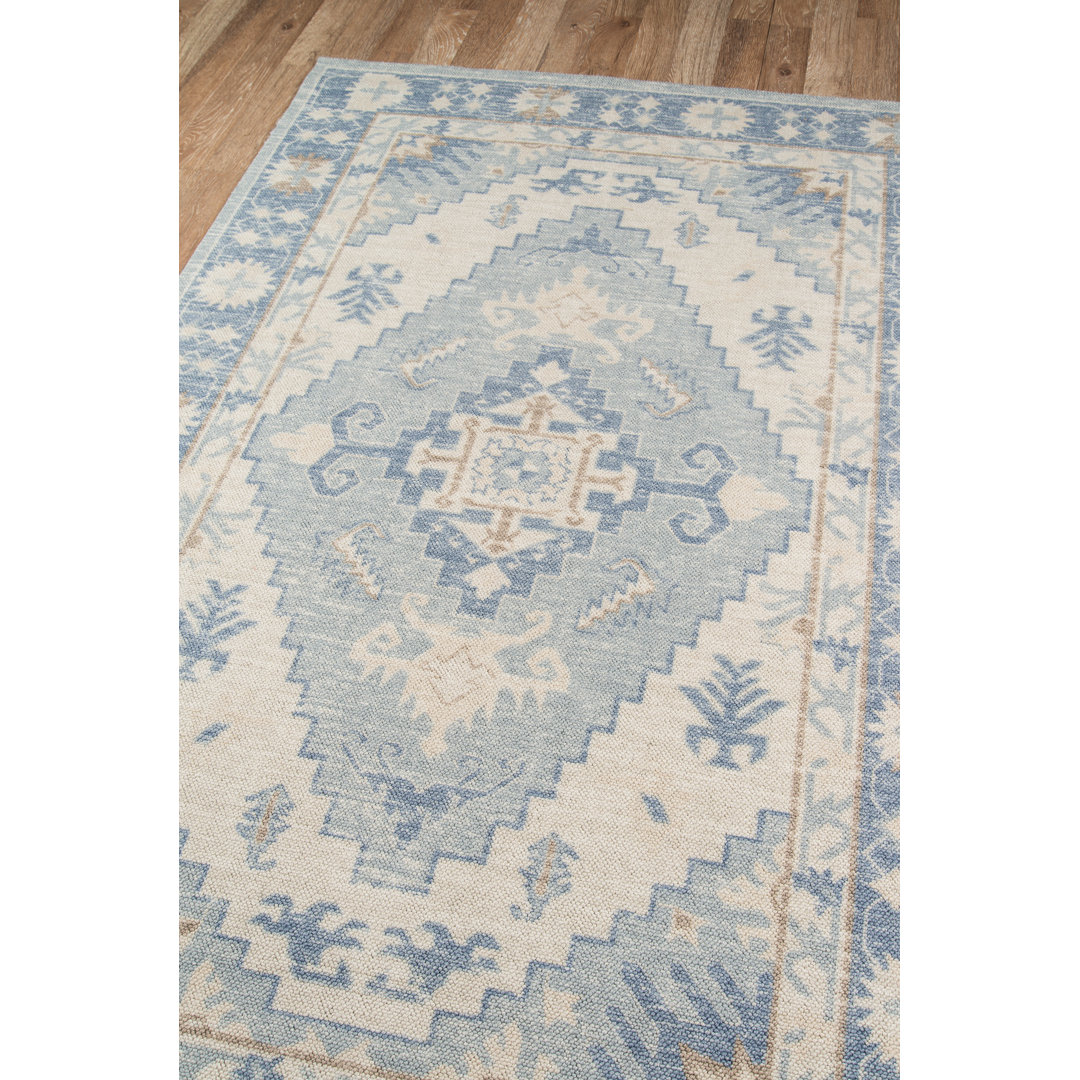 Denya Oriental Blue Area Rug